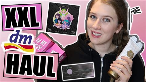 XXL DM NEUHEITEN HAUL November 2018 Mari Ten YouTube