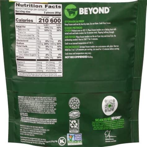 Beyond Meat Beyond Chicken Plant Based Breaded Tenders 8 Oz Kroger