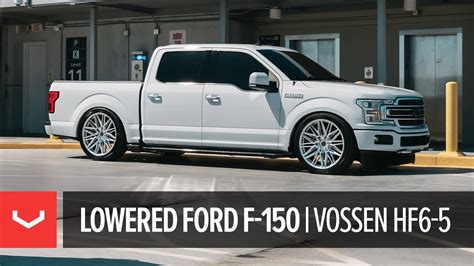 Lowered Ford F Vossen Hybrid Forged Hf Wheel Youtube