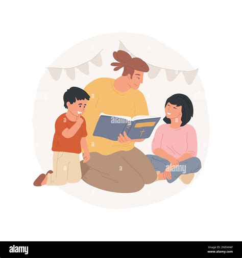 Bible study children Stock Vector Images - Alamy