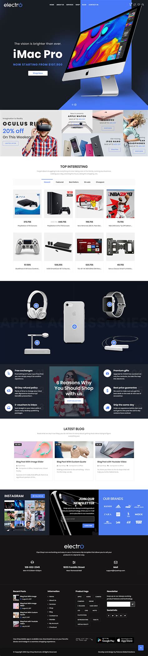 Best Online Shopping Stores Wordpress Themes Graphic Design Junction