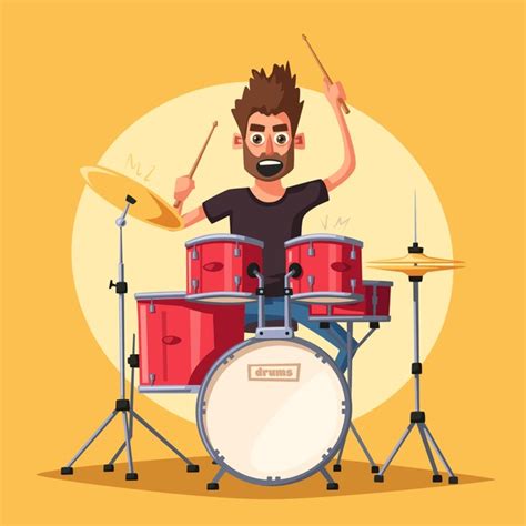 Drummer Cartoon Royalty-Free Images, Stock Photos & Pictures | Shutterstock