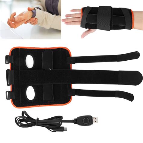 Wrist Hand Heating Pad Wraps Electric Therapy Heated Hand Wrist Brace