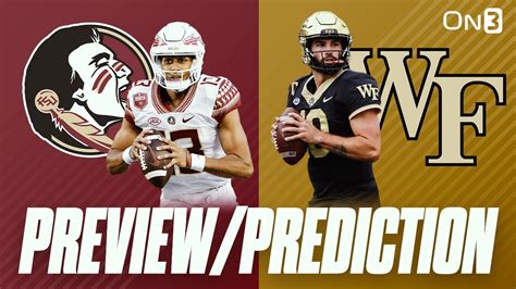 Florida State Seminoles Vs Wake Forest Demon Deacons Preview Prediction