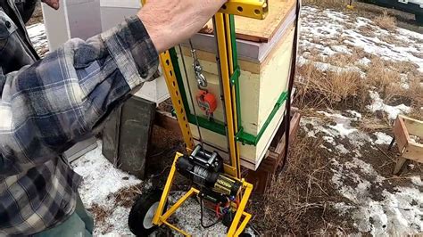 Home Made Bee Hive Lift 30 Youtube