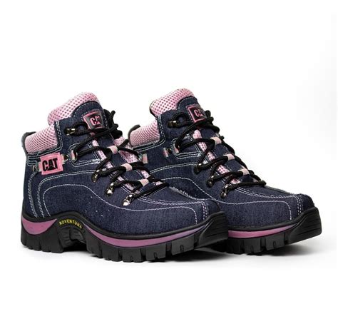 Bota Coturno Caterpillar Feminino 100 Couro Legitimo C gel Frete grátis