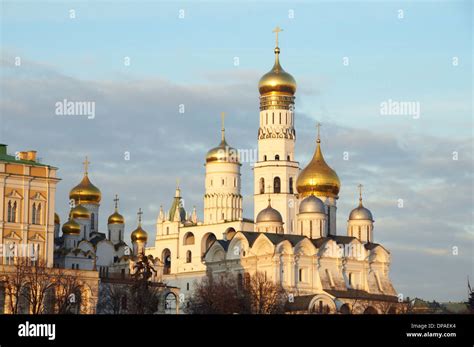 Moscow Kremlin With Ivan The Great Bell Tower Stock Photo Alamy