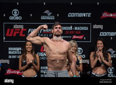 São Paulo Brazil 27th October 2017 UFC fighter Antonio Carlos Jr