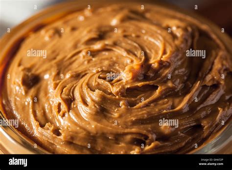 Homemade Sweet Cookie Butter In A Jar Stock Photo Alamy