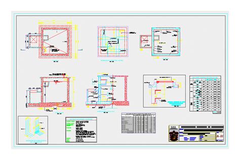 Plano De Reservorio Apoyado M En Autocad Librer A Cad