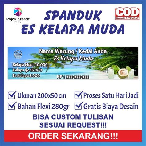 Promo Spanduk Sepanduk Banner Benner Baner Bener Backdrop Plang Promosi