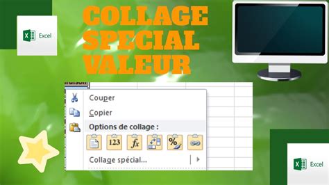 Excel Le Collage Sp Cial Dans Excel D Une Valeur Youtube