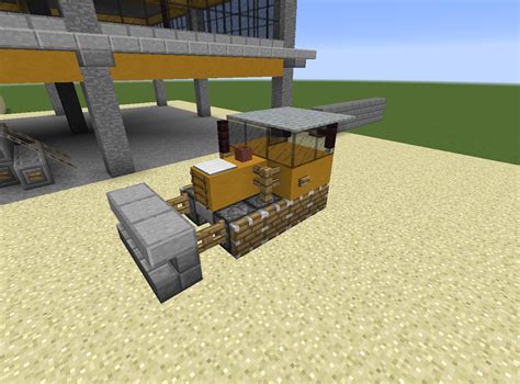 Detail Bulldozer Minecraft Minecraft