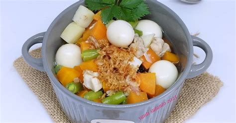 Resep Sup Telur Puyuh Mpasi M Oleh Yanti Sutanto Cookpad