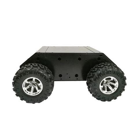 DOTI DIY 4WD Smart RC Robot Car With 130mm Wheels 12V 300RPM 37mm Motor ...