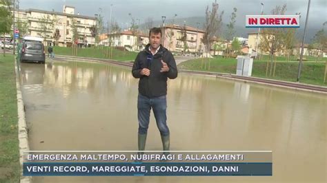 Toscana Esondano I Fiumi Allarme Allagamenti Mattino Cinque News