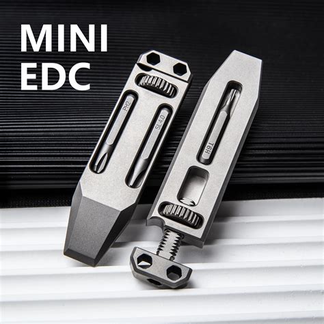 Titanium Alloy Mini EDC Wrench Multifunctional Pry Bar Bottle Opener