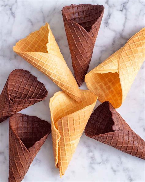 Waffle Cones Leites Culinaria