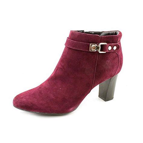 Alfani Dolorna Womens Size 65 Purple Suede Fashion Ankle Boots Visit