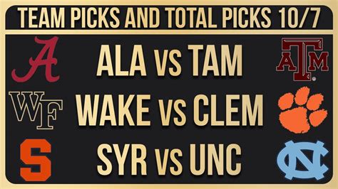 FREE College Football Picks Today 10 7 23 NCAAF Week 6 Betting Picks