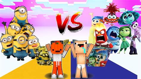 Desaf O De Lucky Block De Intensamente Vs Minions Carrera De Lucky