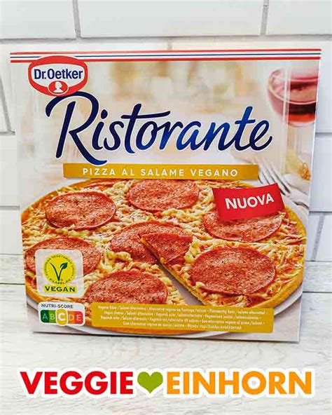 Vegane Salami Pizza Ristorante Von Dr Oetker