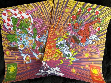 Yahoo オークション Red Hot Chili Peppers 来日公演リトグラフ ポス