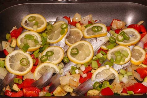 Lemon baked whiting with roasted vegetables – The Tasty Chilli