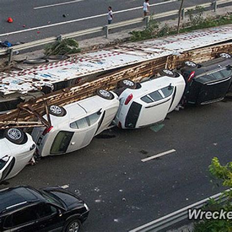 16 Million In Luxury Cars Wrecked In China