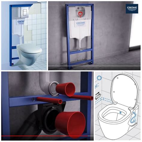 Система инсталляции для унитаза GROHE Rapid SL с панелью смыва Skate ...