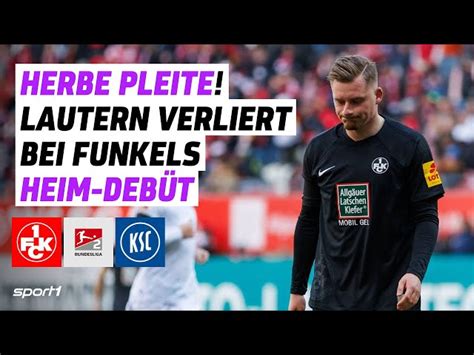 Fc Kaiserslautern Karlsruher Sc Bundesliga Tore Und