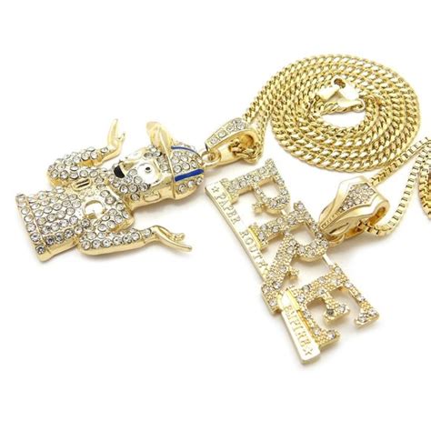 Accessories Hip Hop Iced Young Dolph Dg Boy Pre Necklace Set Poshmark