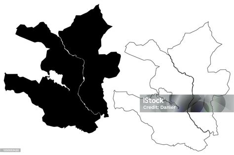 Pokhara City Map Stock Illustration - Download Image Now - Abstract, Asia, Black Color - iStock