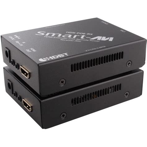 Smart AVI HDX POES HDMI IR And Power Extender Over HDX POES