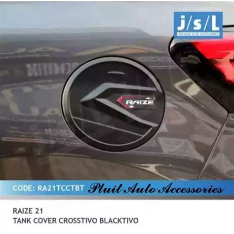 Jual JSL Tank Cover Hitam Doff Crosstivo Blacktivo Toyota Raize 2021