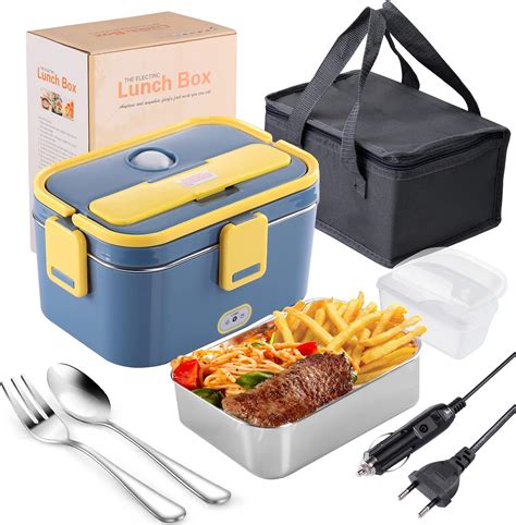 Homwid Gamelle Chauffante W Boite Chauffante Repas L Lunch Box