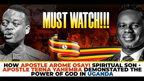 Must Watch How Apostle Arome Osayi Spiritual Son Apostle Terna