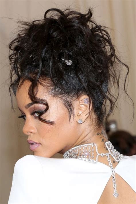 Rihanna Hair Updo