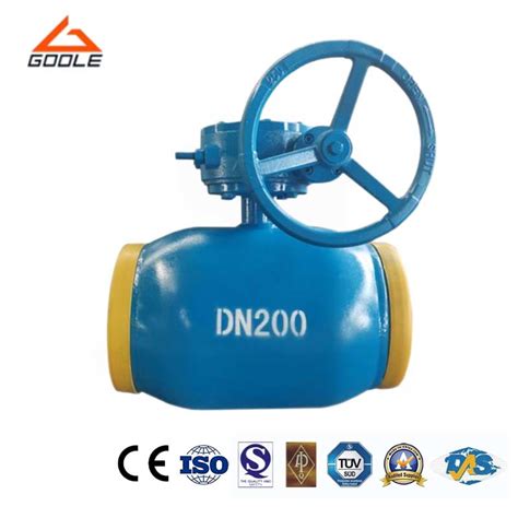 Flanged Fully Welded Trunnion Ball Valve Garq Ppl China Cast