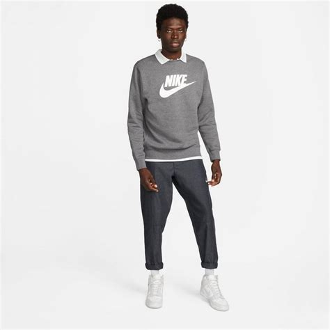 Nike Sportswear Club Fleece Mens Graphic Crew Sweater