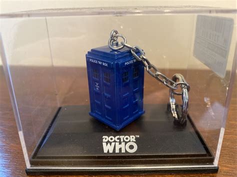 Doctor Who Tardis Daleks 3 Collectable Key Rings Mands Exclusive New