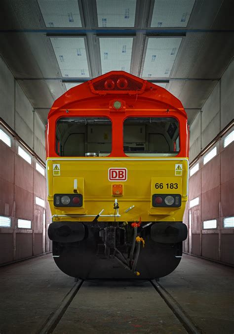 Shimmering Shed Freshly Repainted Into Db Cargo Red Livery Flickr