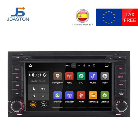 Jdaston Din Android Car Radio For Seat Leon Wifi