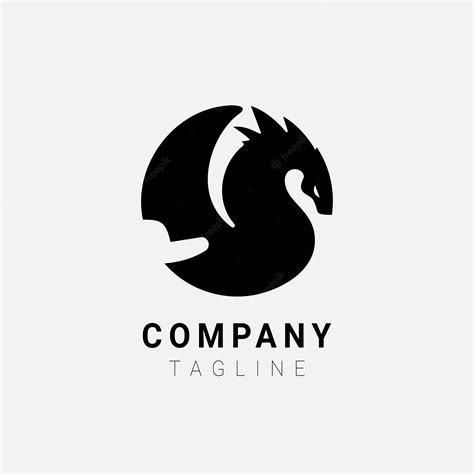 Premium Vector Dragon Minimalist Logo Design