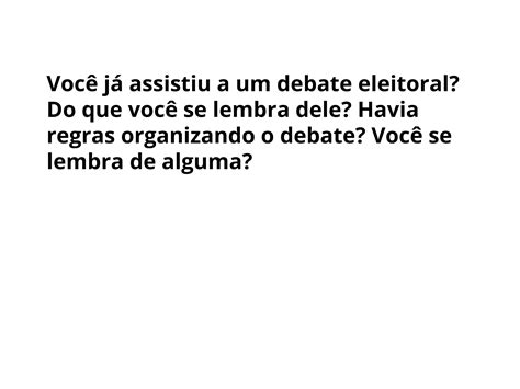 Conhecendo o debate regrado Planos de aula 9º ano Língua Portuguesa