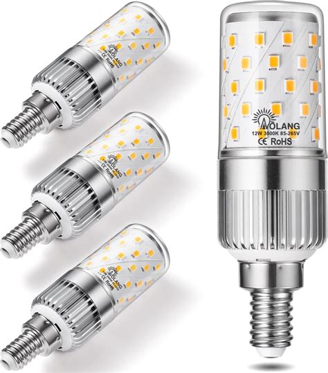 E12 LED Bulbs Dimmable 9W Equivalent To 100w Halogen Bulbs Replacement