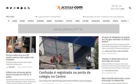 Portal De Not Cias ACESSA De Cara Nova A Partir Desta Sexta Feira 12