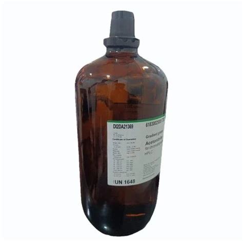 Acetonitrile HPLC Grade 99 9 At 280 Litre In Vapi ID 2853592577373