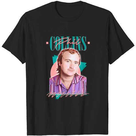 Phil Collins Retro 80s Aesthetic Fan Design Phil Collins T