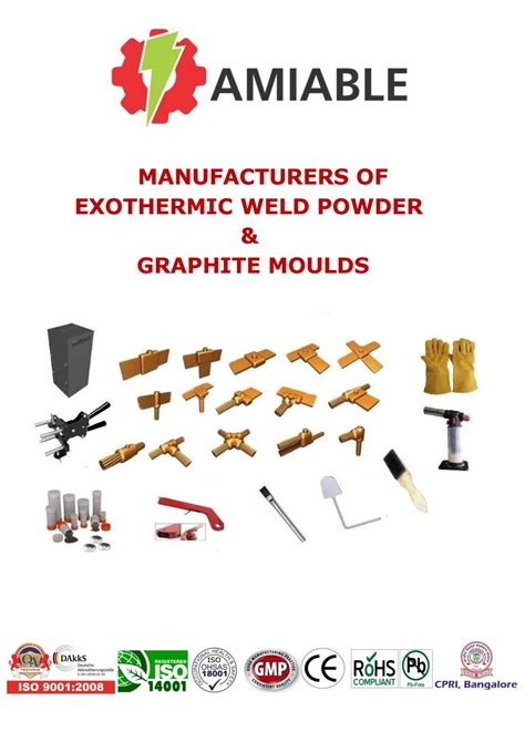 Exothermic Welding Manufacturer Exothermic Weld Supplier Amiable